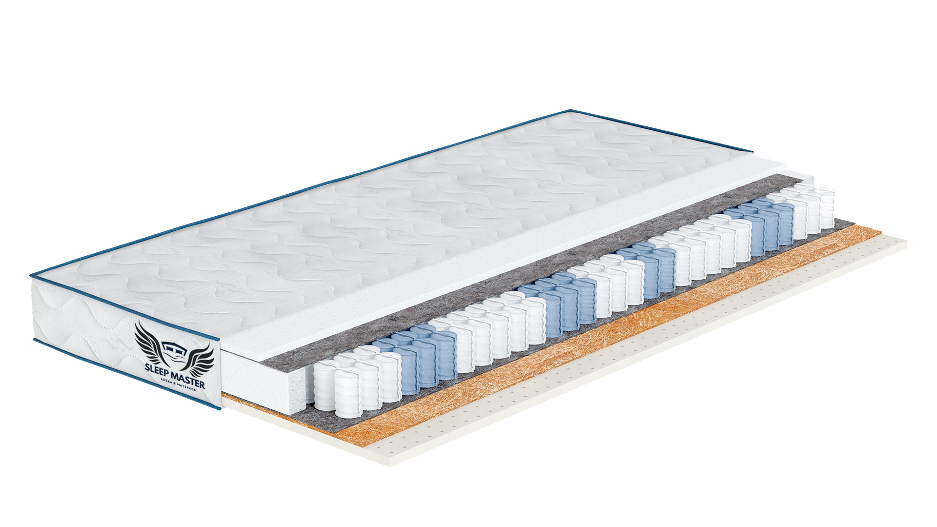 1-MATERAC Bergen MATERAC KIESZENIOWY BERGEN - PIANKA HR +LATEKS + KOKOS - obrazek 1